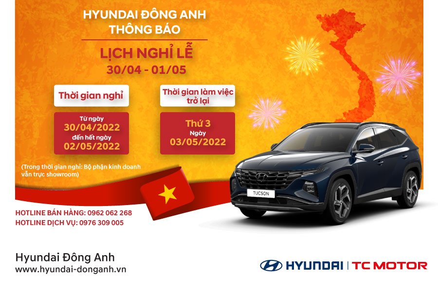 THÔNG BÁO NGHỈ LỄ 30/4-1/5